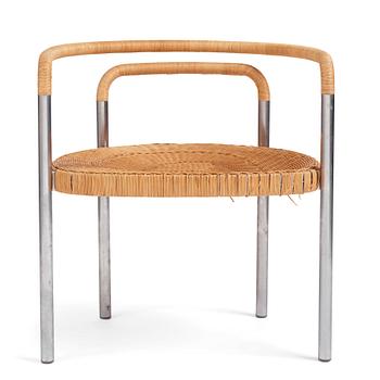 Poul Kjaerholm, karmstol "PK-12", edition E Kold Christensen, Danmark tidigt 1960-tal.