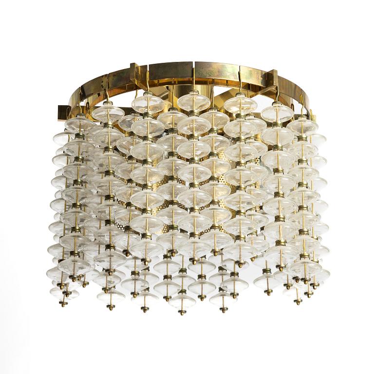 Hans-Agne Jakobsson, an "Estrella" ceiling lamp model T 580, Hans-Agne Jakobsson AB, Markaryd, 1960s-70s.