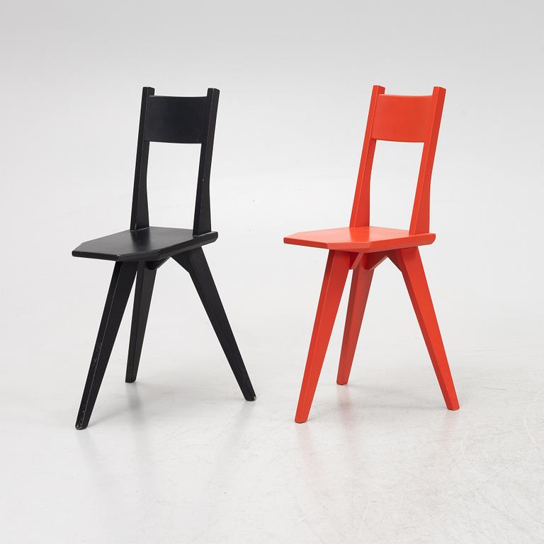 A pair of 'Camilla' chairs by John Kandell for Källemo, designed 1988.