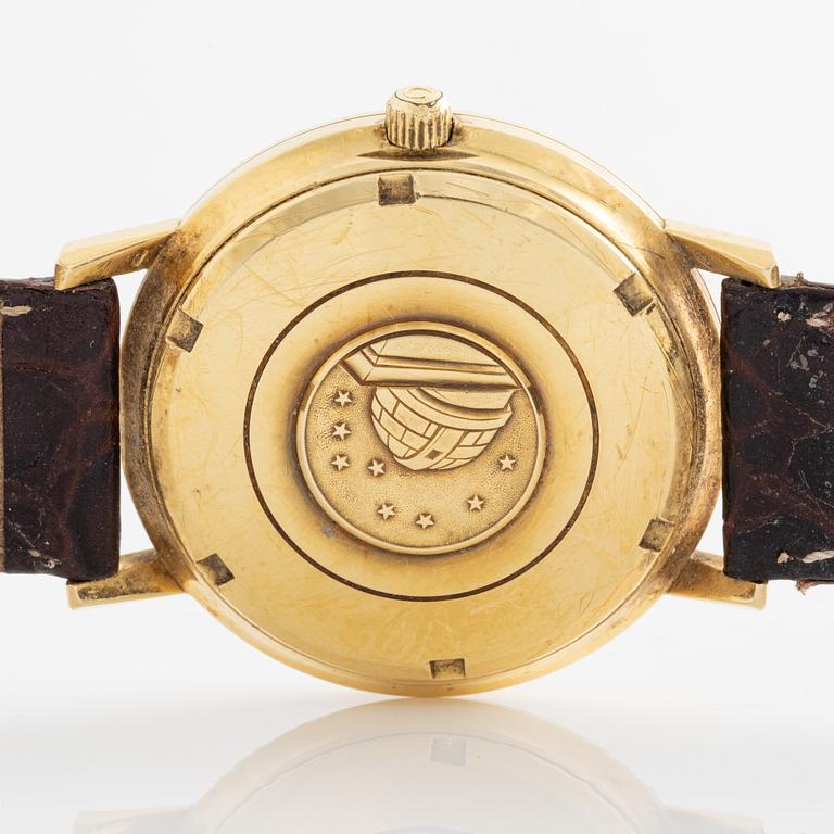 Omega, Constellation, "Pie-Pan", wristwatch, 35.5 mm.