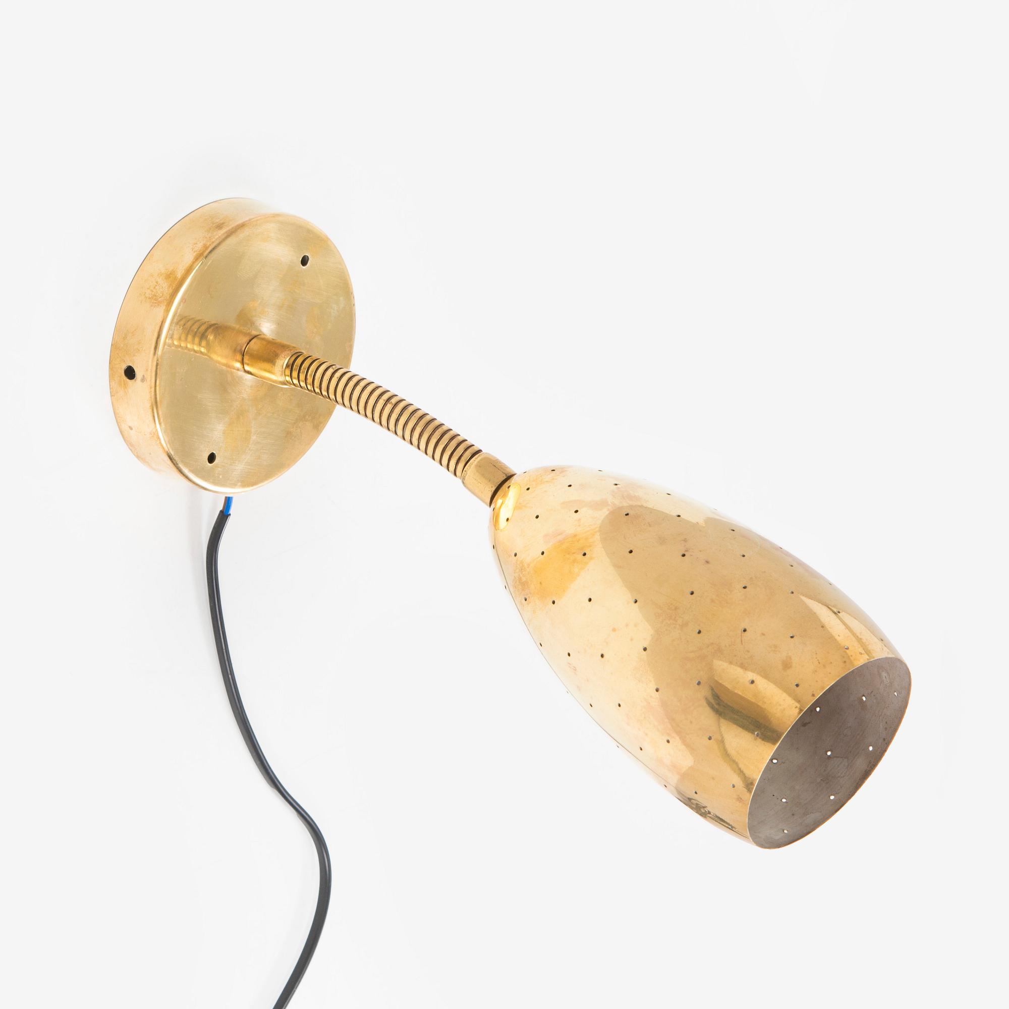 A mid-20th century wall light, Itsu, Finland.