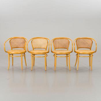 FOUR CHAIRS IN STYLE OF THONET.