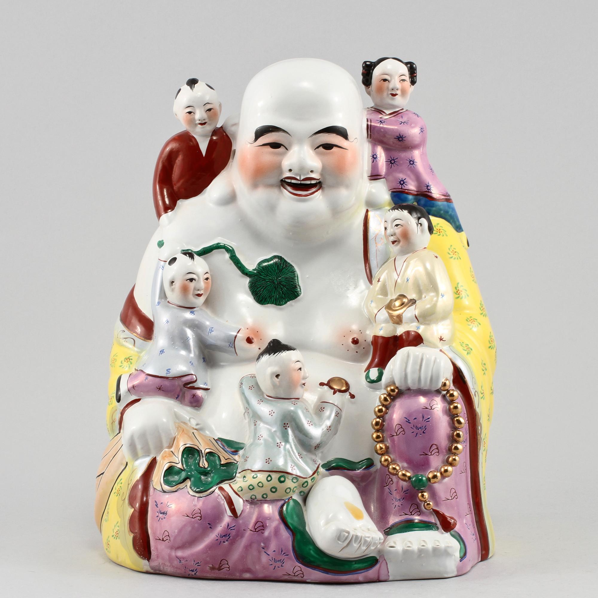 FIGURIN, porslin, Kina, modern tillverkning.