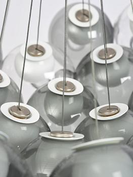 Omer Arbel, taklampa, "Cluster 28.19", Bocci, Italien, 2014.