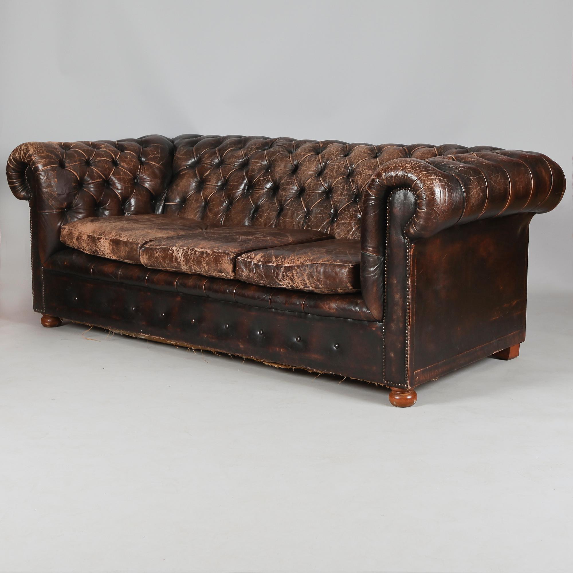SOFFA, Chesterfieldmodell, 1900-talets andra hälft.