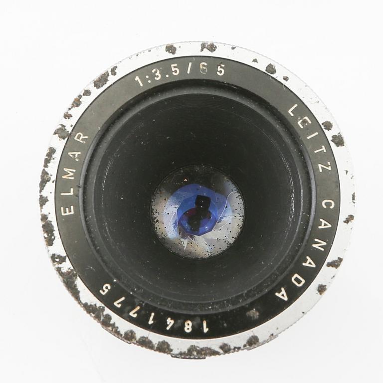 Leica camera with 4 lenses.