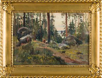 Amelie Lundahl, Metsämaisema.