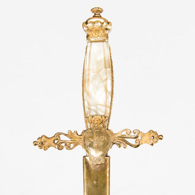 A Swedish small sword, second half of 19th Century.