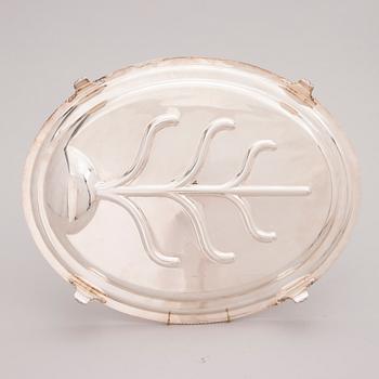 FISKFAT OCH STEKFAT, Christofle Frankrike och Mappin & Webb Ltd, England, 1900-talets senare hälft.