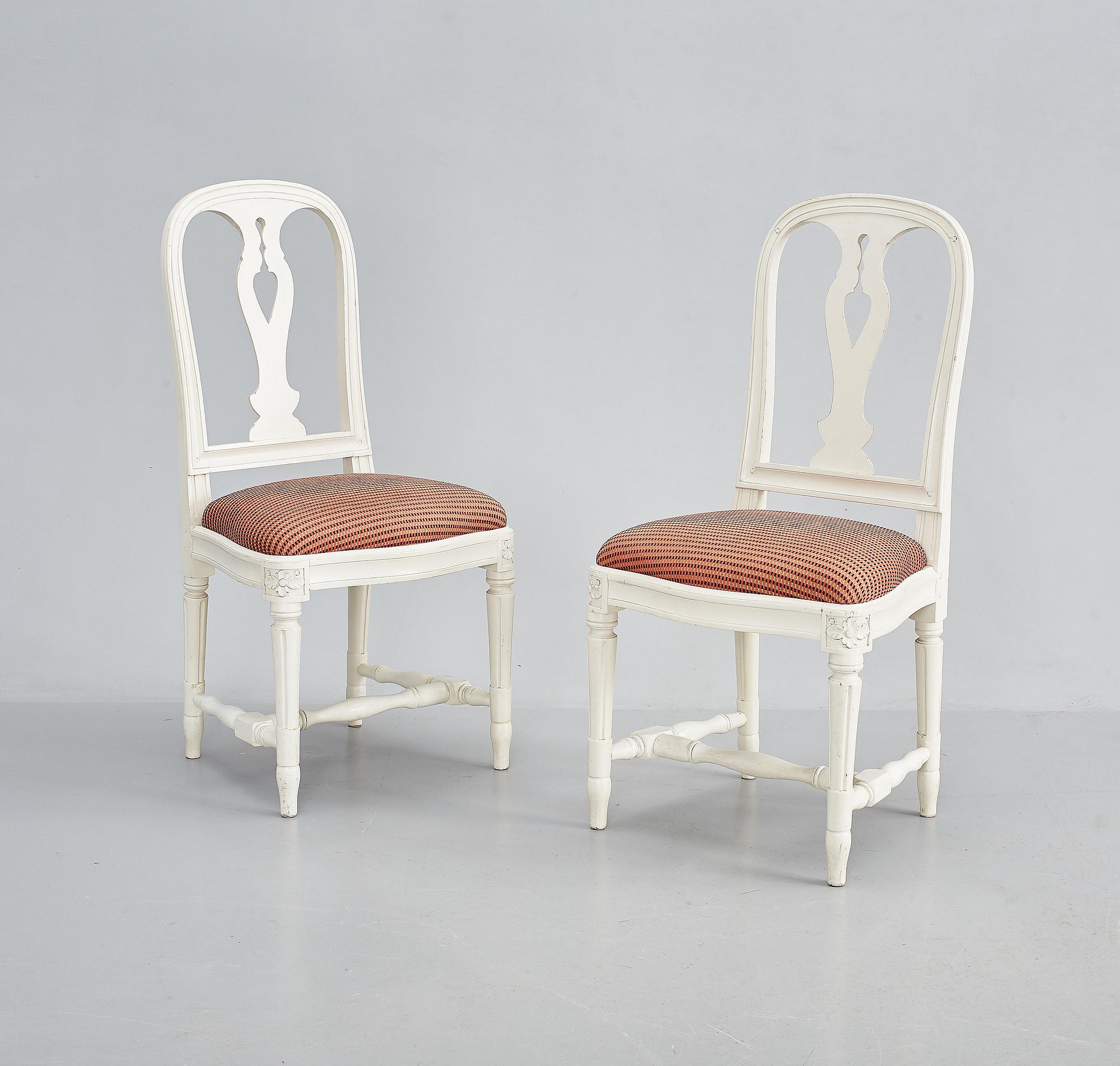 STOLAR, ett par, gustaviansk stil, "Hallunda", IKEAs 1700-talsserie.