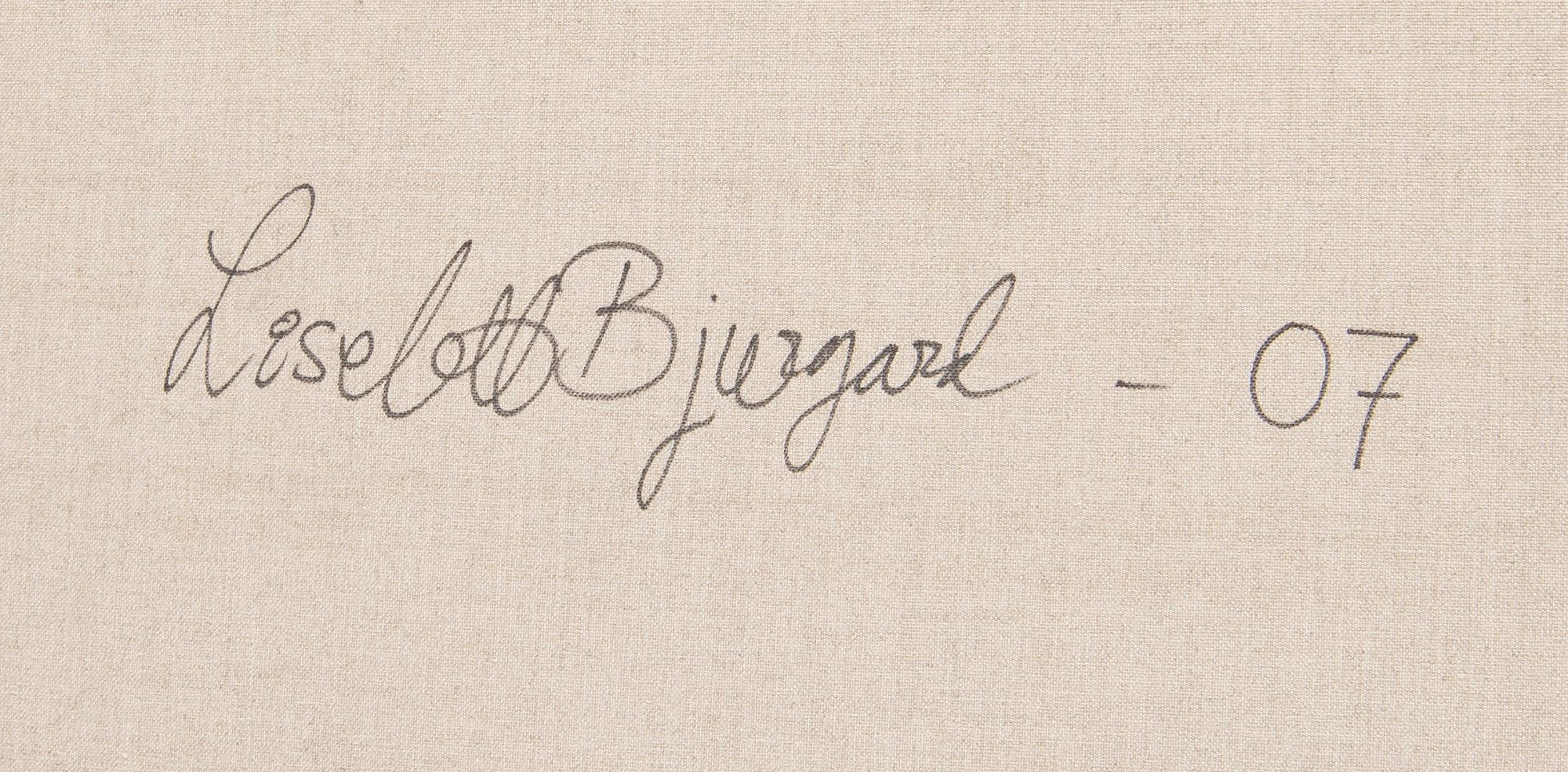 LISELOTT BJURGARD, olja på duk, signerad och daterad -07 a tergo.