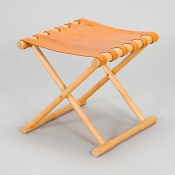 Maija Heikinheimo, A 1960s/70s century wooden stool 'Camping chair A'. Norrmark handicraft.