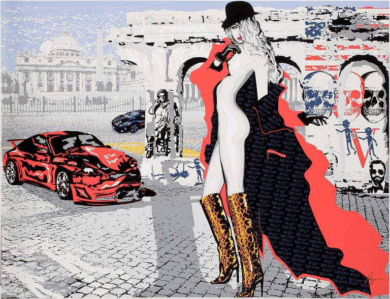 RICHARD RYAN, 4st, färgserigrafier, mapp, sign o numr 133/350.