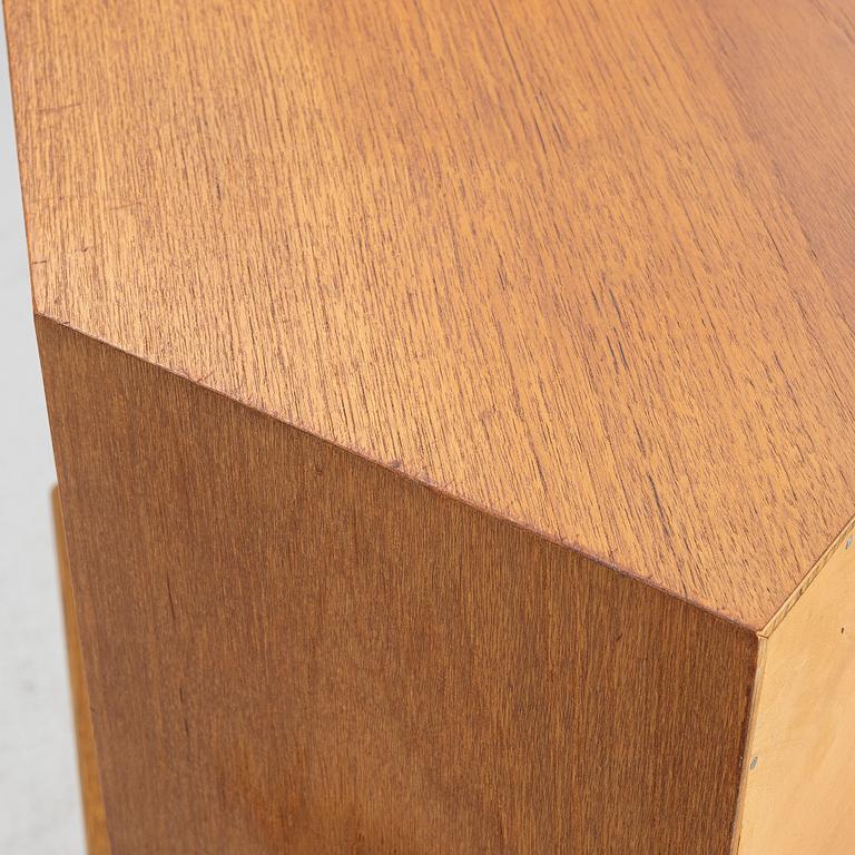 Corner cabinet/desk, mid-20th century.