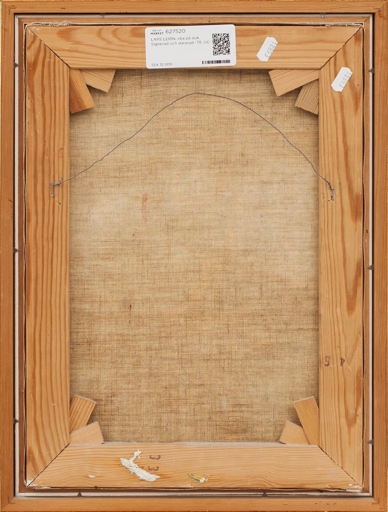 LARS LERIN, olja på duk. Signerad och daterad -78.