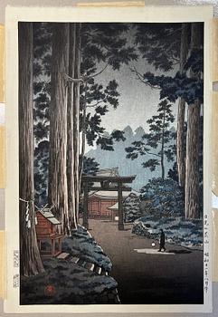 Tsuchiya Koitsu, "Mountain Temple" (Futara-san, Nikko), 1950-60-tal.