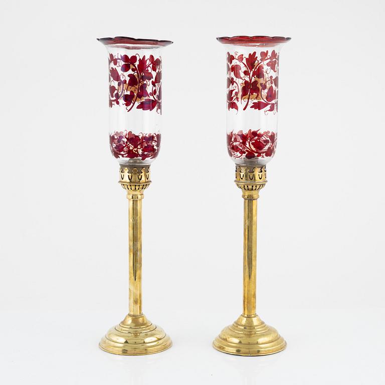 A pair of Nikolaj I mid 19th Century lanterns.
