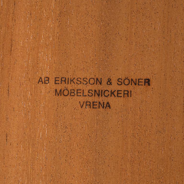 Josef Frank, an ash and brass lined desk/ table, Svenskt Tenn Sweden, model 590, post 1985.