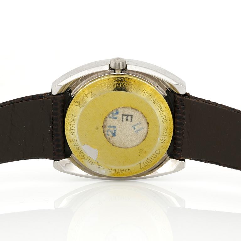 ARMBANDSUR, stål, Zodiac SST 3600, 1970-tal.