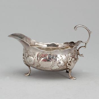 SÅSSNIPA, silver, London, möjligen William Chawner II, 1700/1800-tal. Vikt 82 gram.