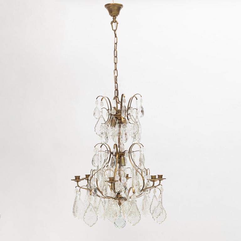 A Baroque style chandelier, first half of the 20th Century.