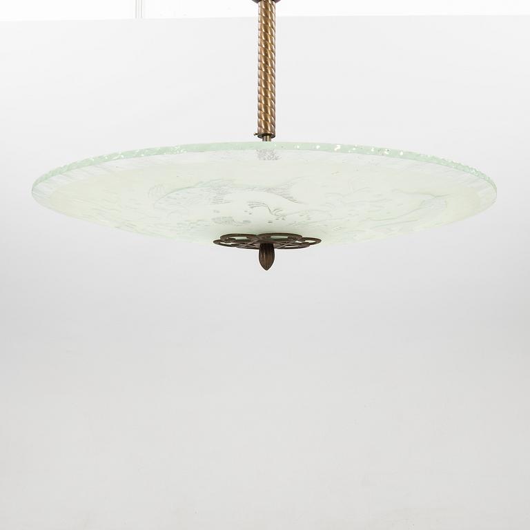 Ceiling lamp 1940s.