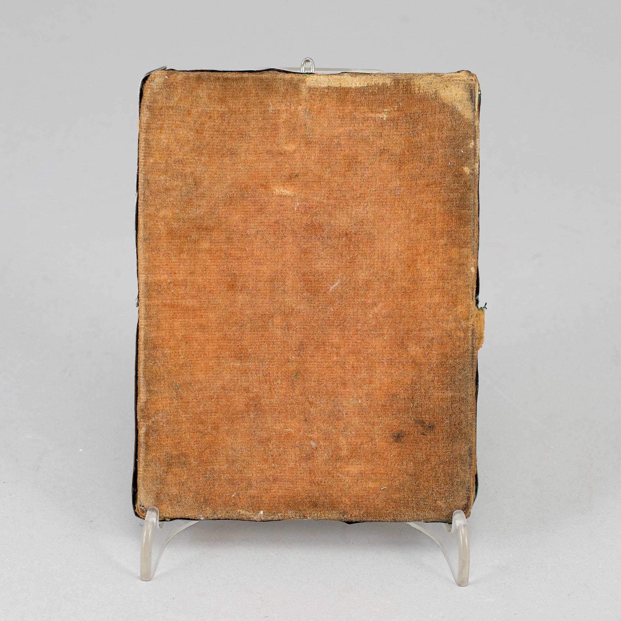 A Russian 19th century parcel-gilt silver icon, possibly Dimitry Ilyich Tverskoy, St. Petersburg 1841.
