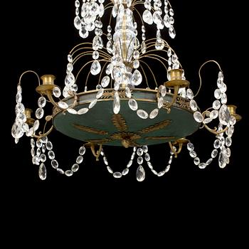 A first half of the 20th century Empire style chandelier.