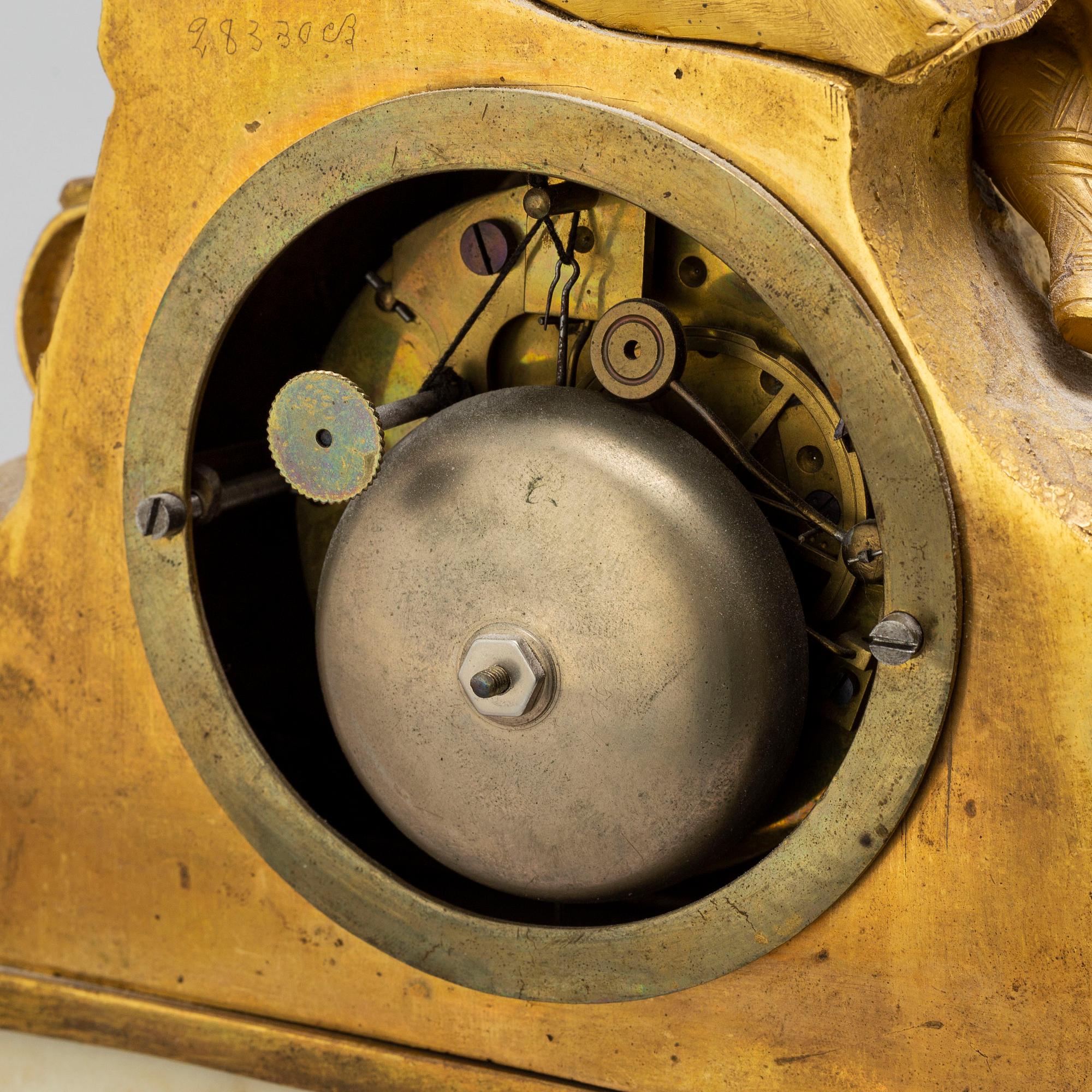 A mid 19th century table clock.