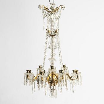 Chandelier, late 19th-century, Oscar II period.