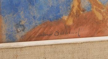 Helmer Osslund, Study of a reindeer.