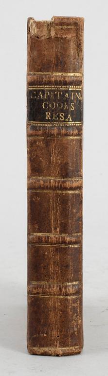 BOK, "Capitain Jacob Cooks andra resa", troligen Uppsala 1783.