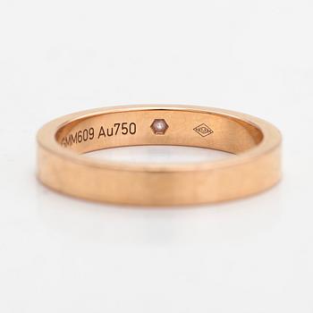 Cartier, an 18K rose gold ring with a diamond ca 0.02 ct.