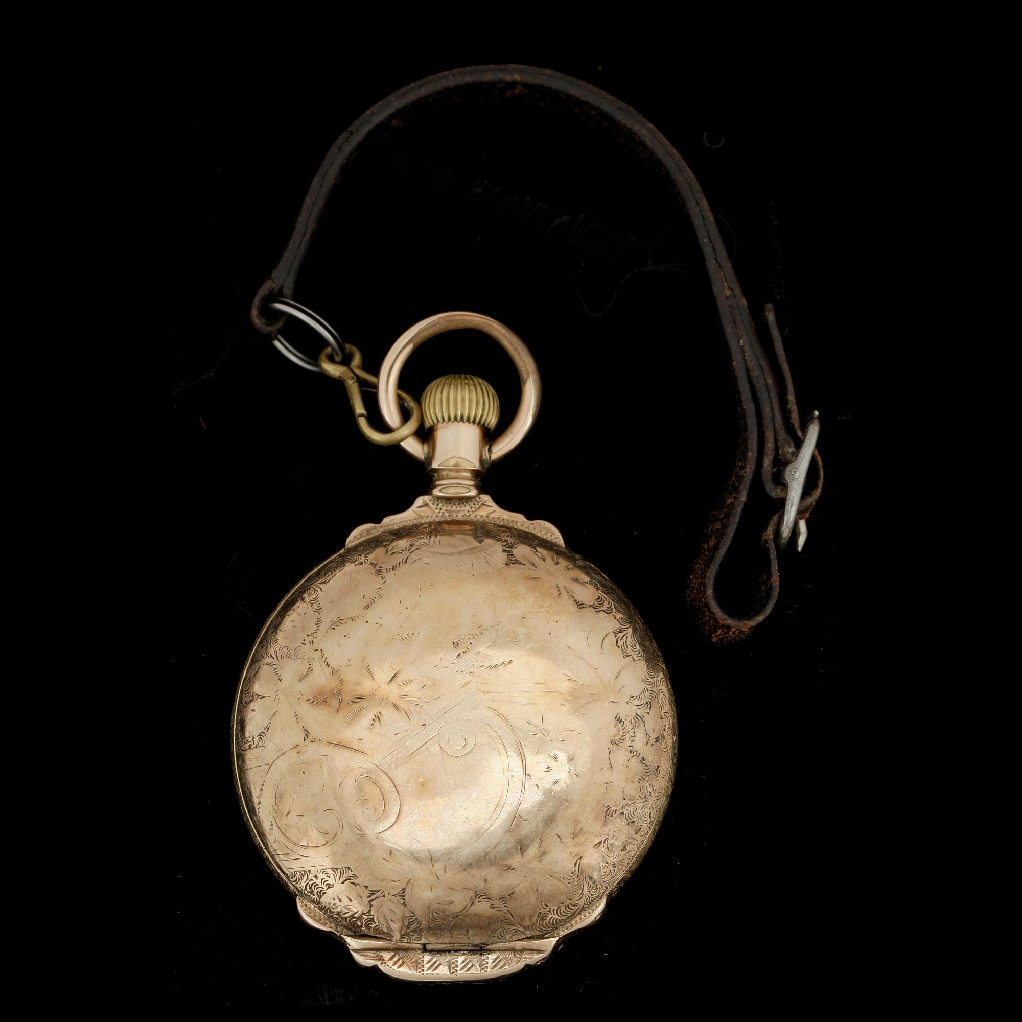 FICKUR, herr, troligen 10k guldpläterad mässing, Keystone Watch Case, USA 1900-talets början.