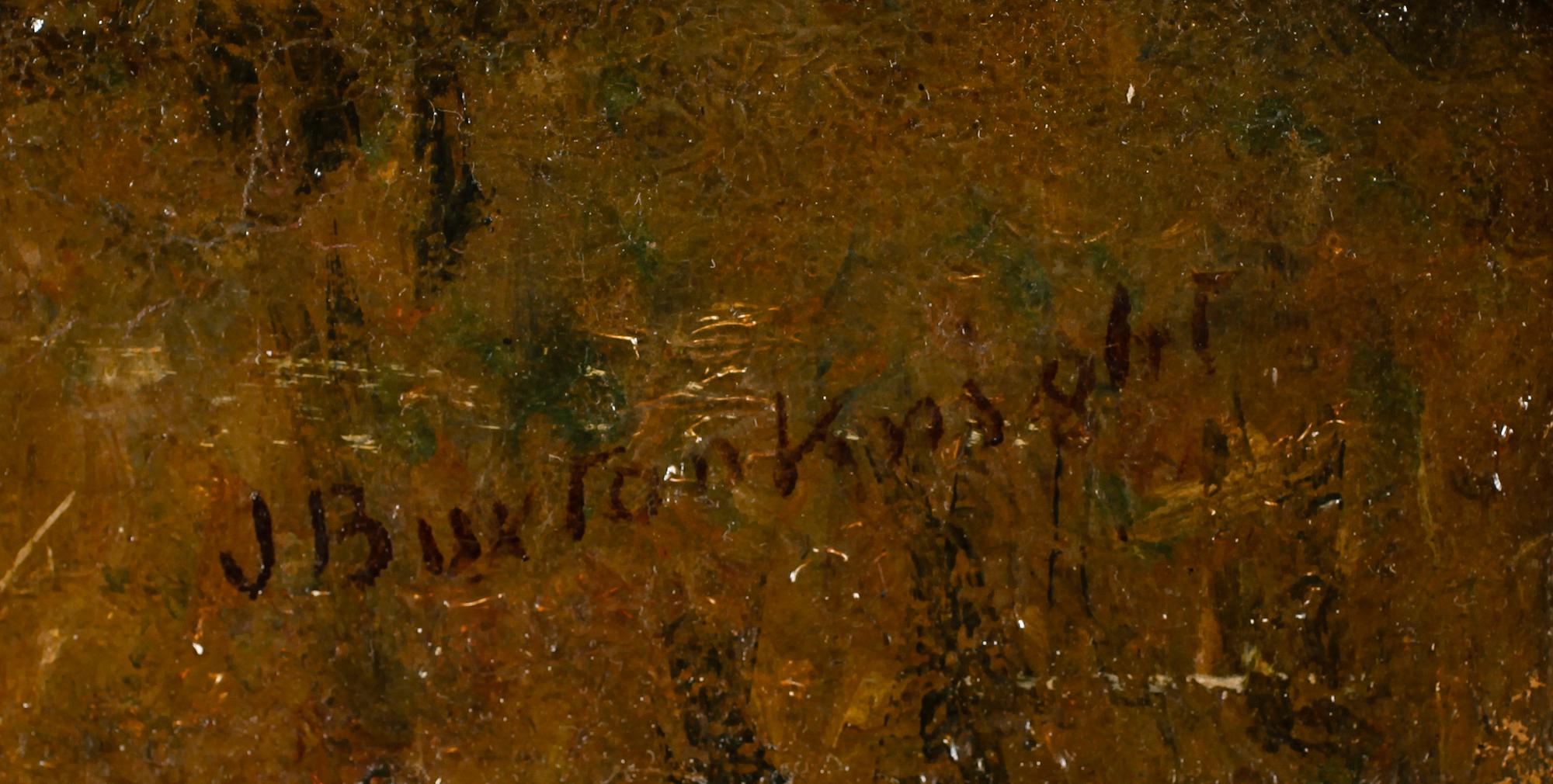 JOHN BUXTON KNIGHT, olja på duk, signerad.