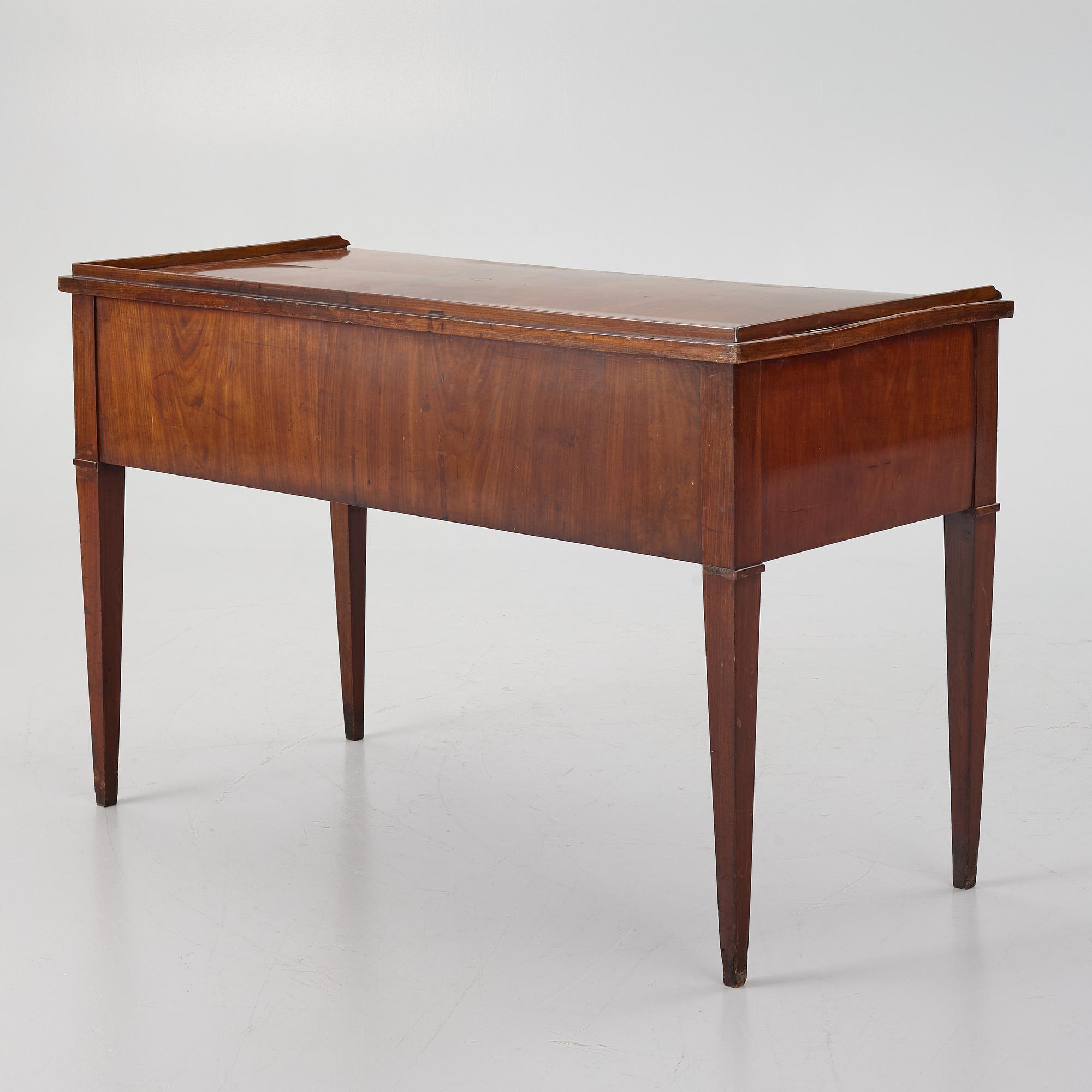 A Gustavian style writing desk, from around the year 1900.