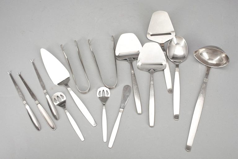 BESTICK, 170 delar, stål, "Sessan", Nilsjohan, 1900-talets andra hälft.