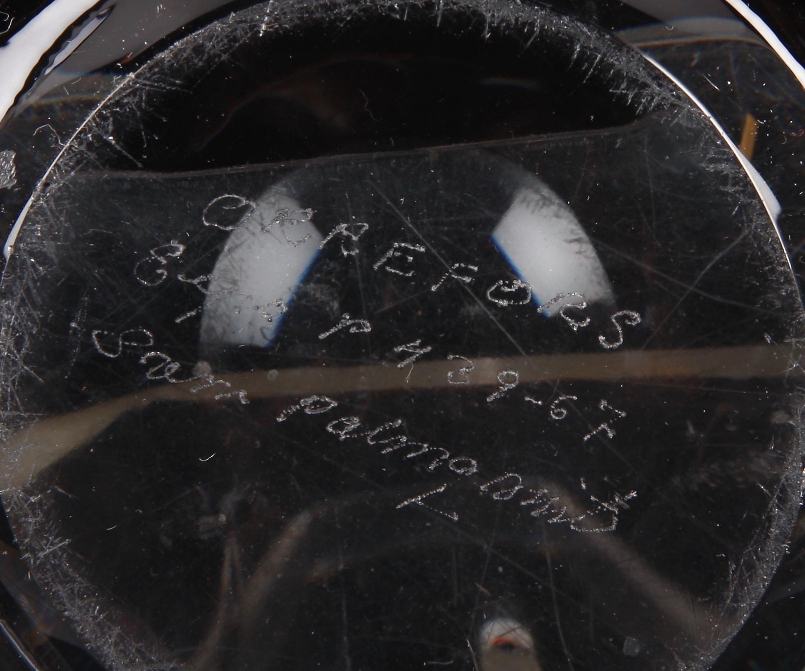 FAT, glas, Sven Palmqvist, Orrefors, sign.