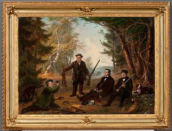 Robert Wilhelm Ekman, "HUNTING PARTY II".