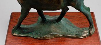 TORBJÖRN FORSBERG, skulptur, älg, sign och dat 1996.