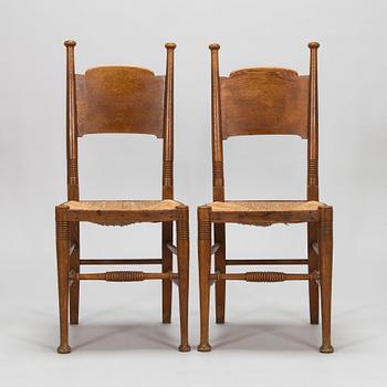 William Birch, Four early 20th century English chairs.