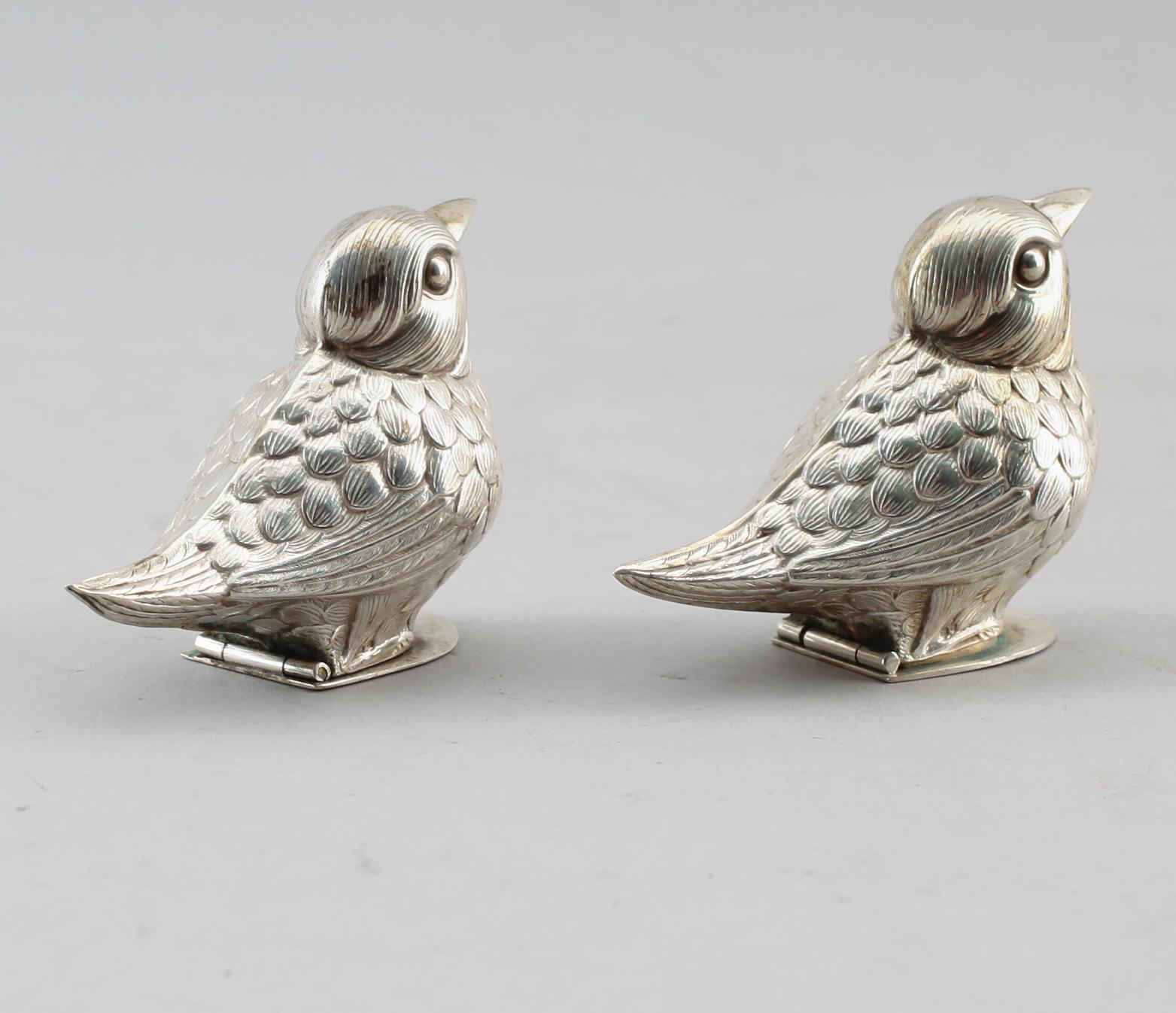DOSOR, 1 pr, silver, Topazio, Portugal, 1900-talets andra hälft. Vikt ca 52 g.