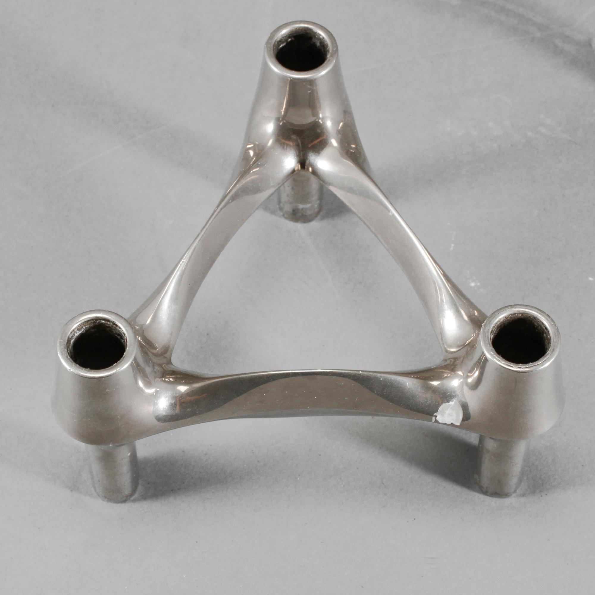 LJUSSTAKAR, 9 st, Ceasar Stoffi, Nagel, 1900-talets andra hälft.