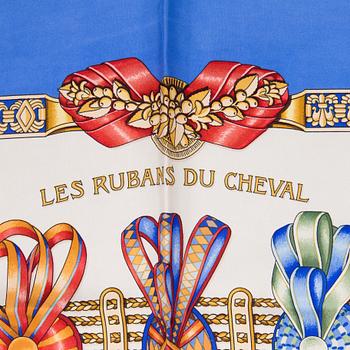 SCARF, Hermès, "Rubans du Cheval", issued 1993.