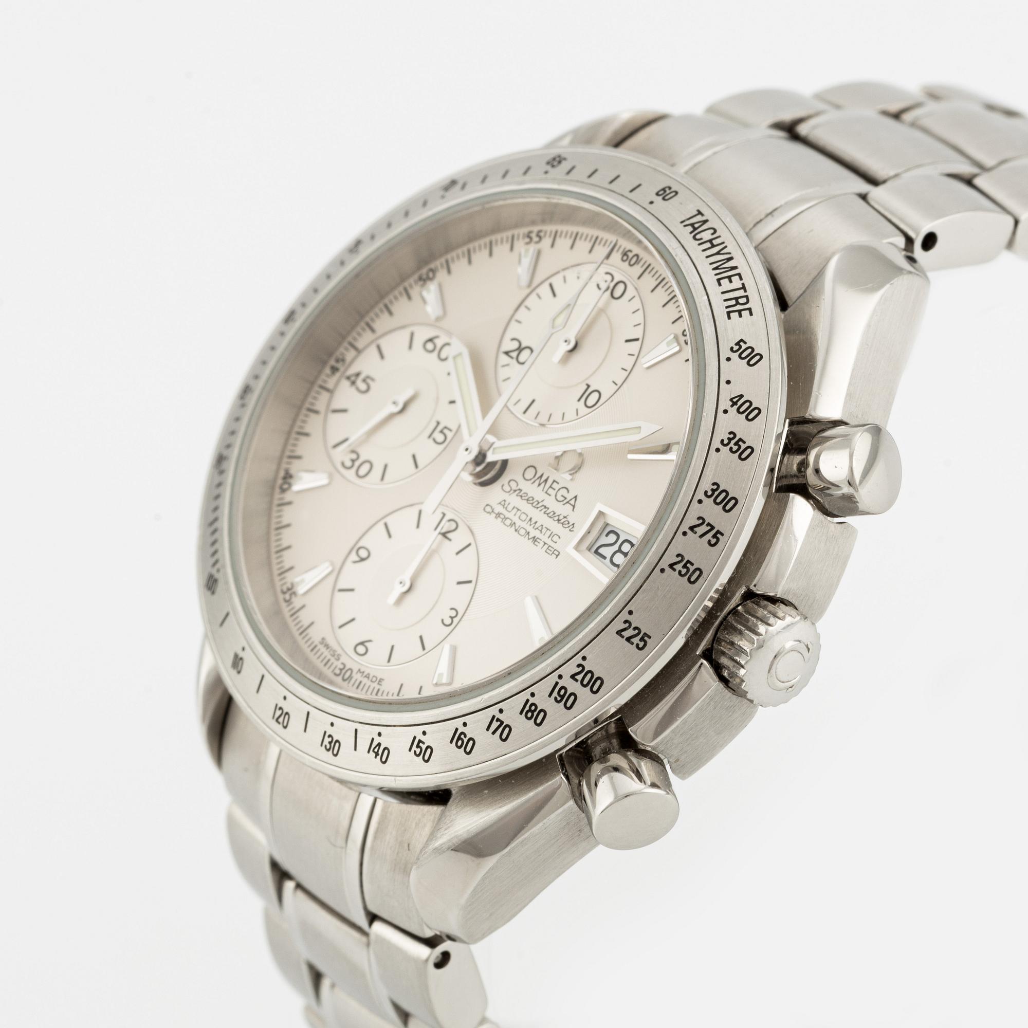 Omega, Speedmaster, Date, kronograf, armbandsur, 40 mm.