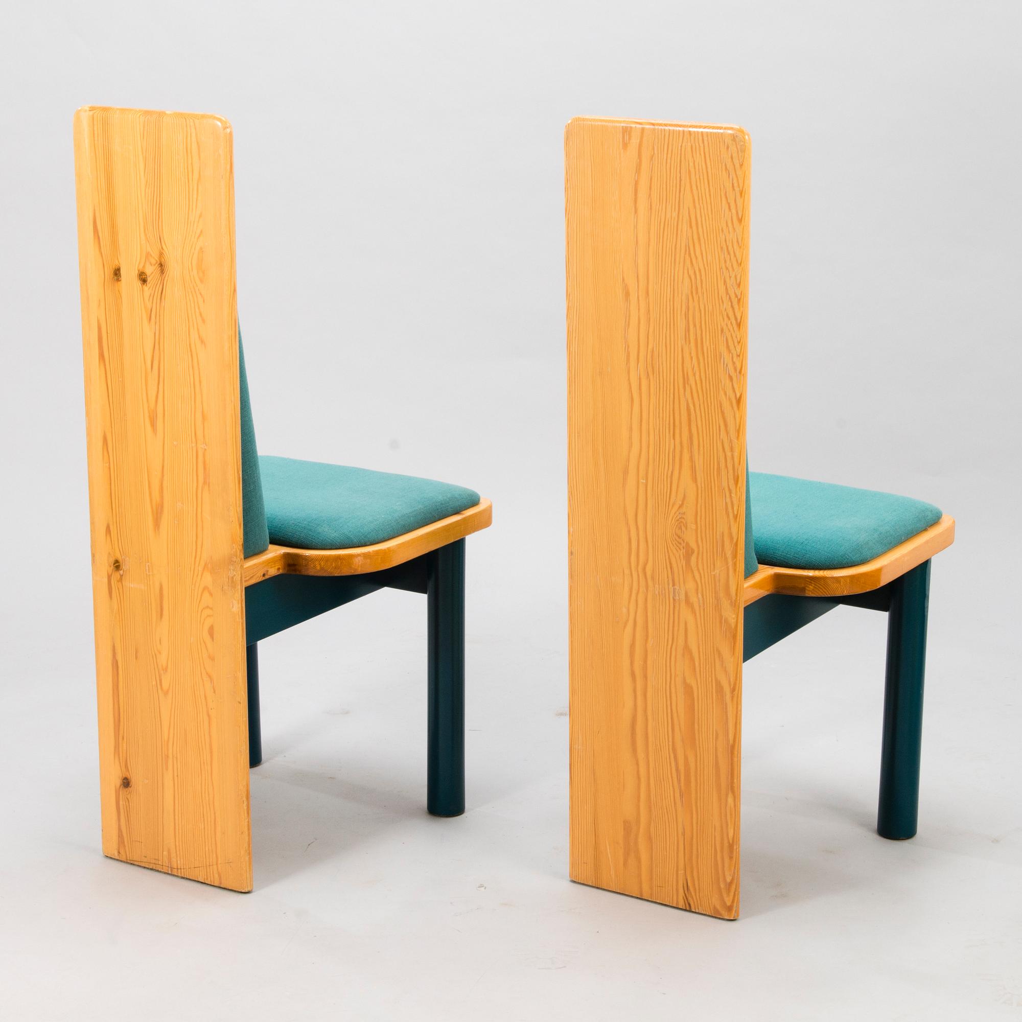 EERO AARNIO, Set of six early 1980's 'Viking' chairs for Polarisdesign.