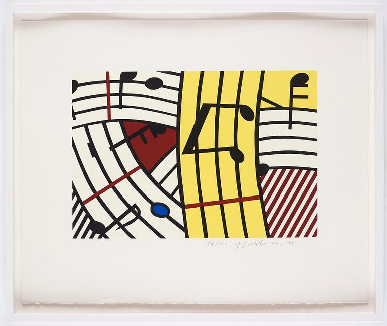 Roy Lichtenstein, "Composition IV".