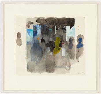 Ulf Gripenholm, watercolour, signed and dated 1975.