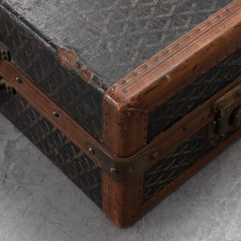 Goyard, a vintage shoe case, early 20th Century.