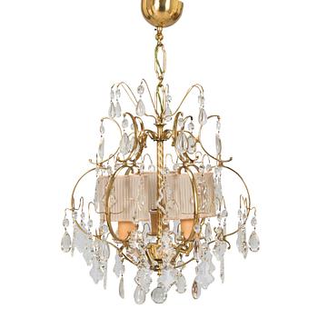 Paavo Tynell, a mid-20th century '1457/3' chandelier for Idman.